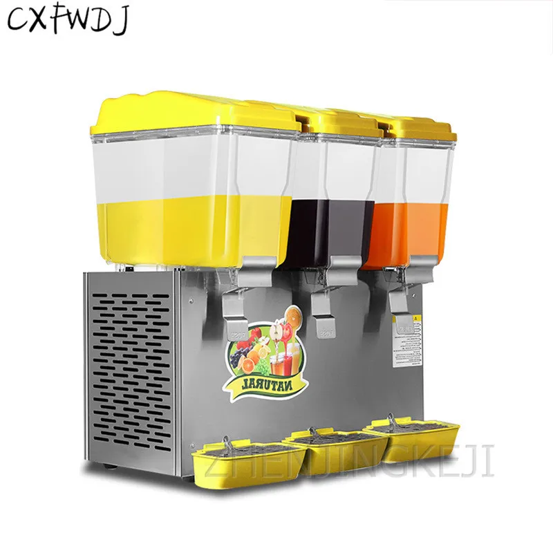 BS-338 Commercial Beverage Machine Transparent Juice Machine Hot and Cold Drinks Automatic Three-cylinder Cold Drink Machine 6