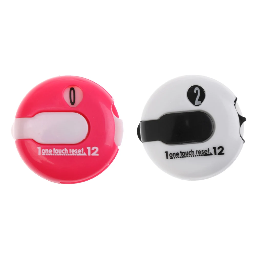 2 X Masters Watch Score Meter Golf Clicker Stroke Counter Clip On Glove