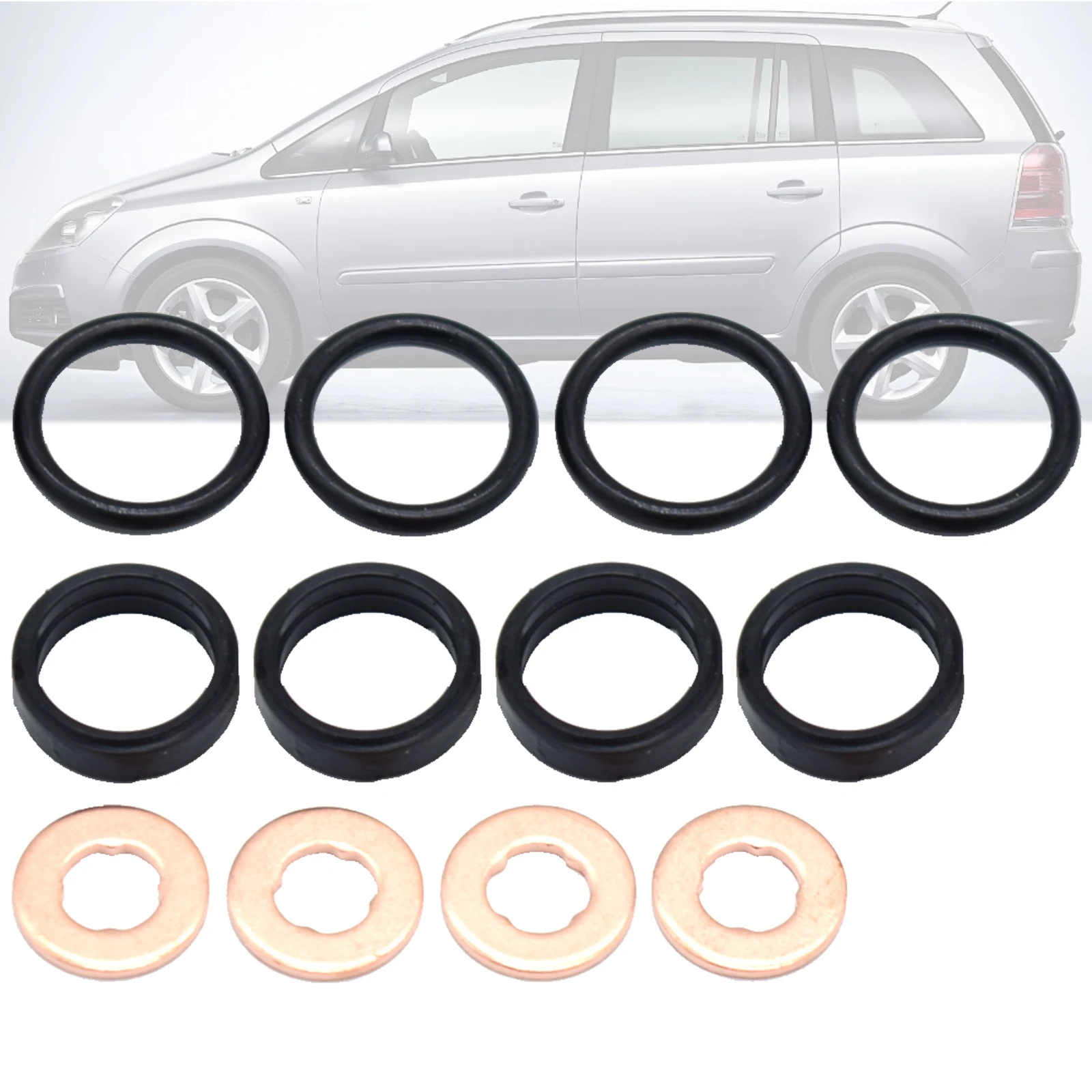 O Ring Seal Set Rubber Seal Ring Engine Fuel Injector For Opel Vauxhall Astra