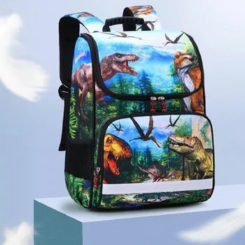 

Fashionable New British Style Schoolbag Elementary School Children Schoolbags Wear-resistant Backpack Waterproof For Boys Girls