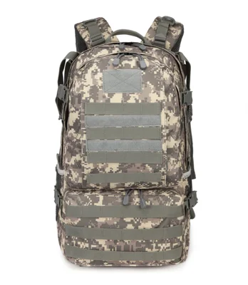ACU camo Molle Компьютерная сумка для путешествий на открытом воздухе для альпинизма коричневый Тактический 60л рыболовный рюкзак - Цвет: ACU camo
