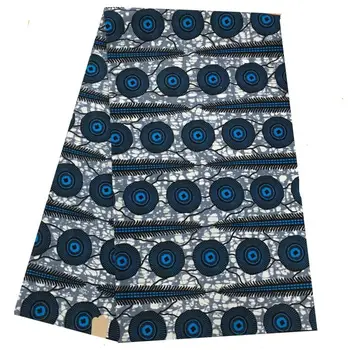 

High Quality African Wax prints Guaranteed Ankara wax Fabric 100% Cotton Nigeria Ghana Style design 6 yards