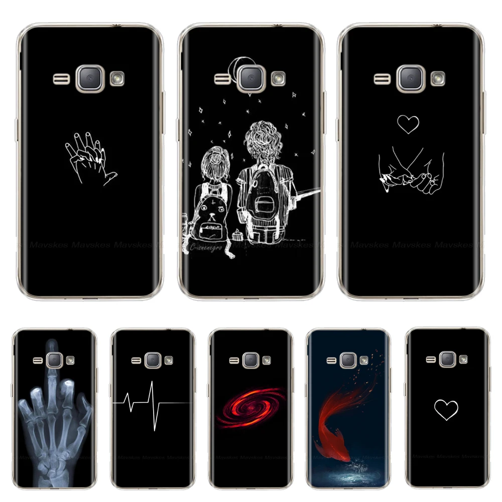 

For Samsung Galaxy J1 2016 Case J120 J120F J1 (2016) Duos Soft Silicone Back Cover Case For Samsung J120 TPU Case 4.5 inch