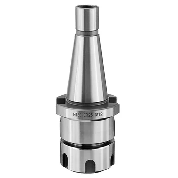

DANIU NT30 ER25 40CR CNC Milling Collet Chuck Tool Holder Lathe Tool Silver