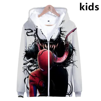 

3 To 13 Years Kids Hoodies Movie Venom 3D Printed Hoodie Sweatshirt Boys Girls Cosplay Cartoon Jacket Coat Children Clothes