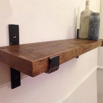 

2Pcs Small Medium Large Size Metal Frame Bracket Scaffolding Board Wall Mounted Shelf Storage Holders & Racks without wood Board