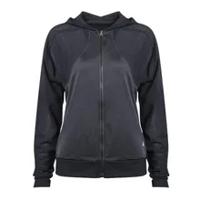 Новинка из легкой ткани с капюшоном для занятий йогой спортивная куртка Для Женщин Защита от пота нейлоновые штаны для бега пальто на молнии быстросохнущая футболка для йоги Топ