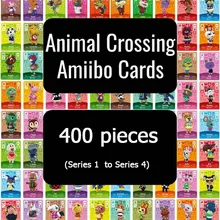 400 карта с изображением животных Amiibo, полный комплект(серия 1-серия 4