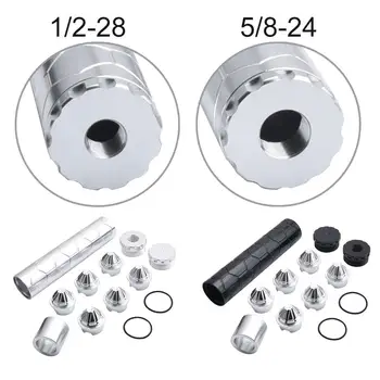 

1/2-28 5/8-24 Single Core Aluminum Car Fuel Filters Solvent Trap for NAPA 4003 WIX 24003