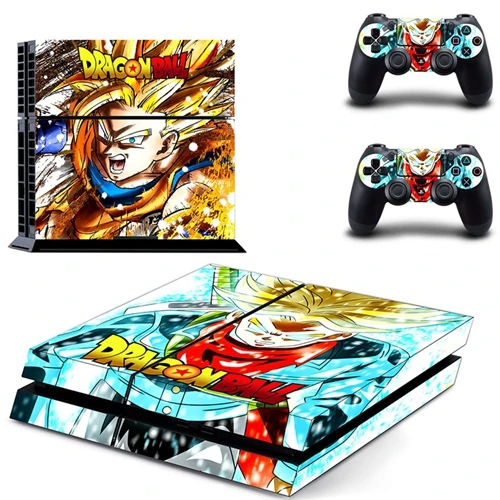 HOMEREALLY Кожа Dragon Ball Sun Goku наклейка для ps4 наклейка для sony playstation 4 консоль и контроллер ps4 pro стикер кожи - Цвет: PS4 console skin