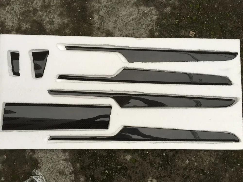 Macan Carbon Fiber Car Interior Mouldings sticker trim 2014-2018 Auto Styling