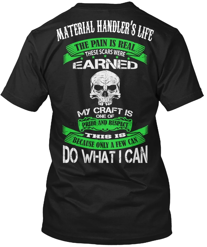Men T Shirt Material Handler Respect Women T-Shirt |