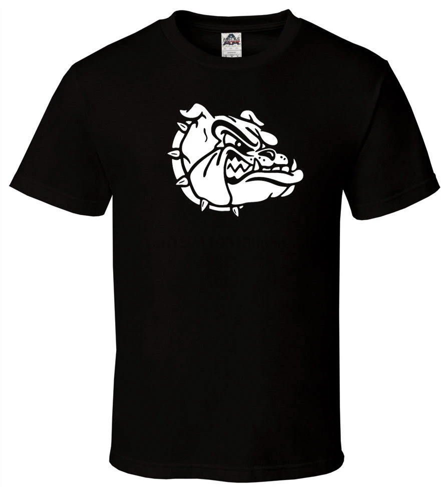 Bulldogs-черная футболка с логотипом Gonzaga Bulldog все размеры S-2XL | Мужская одежда