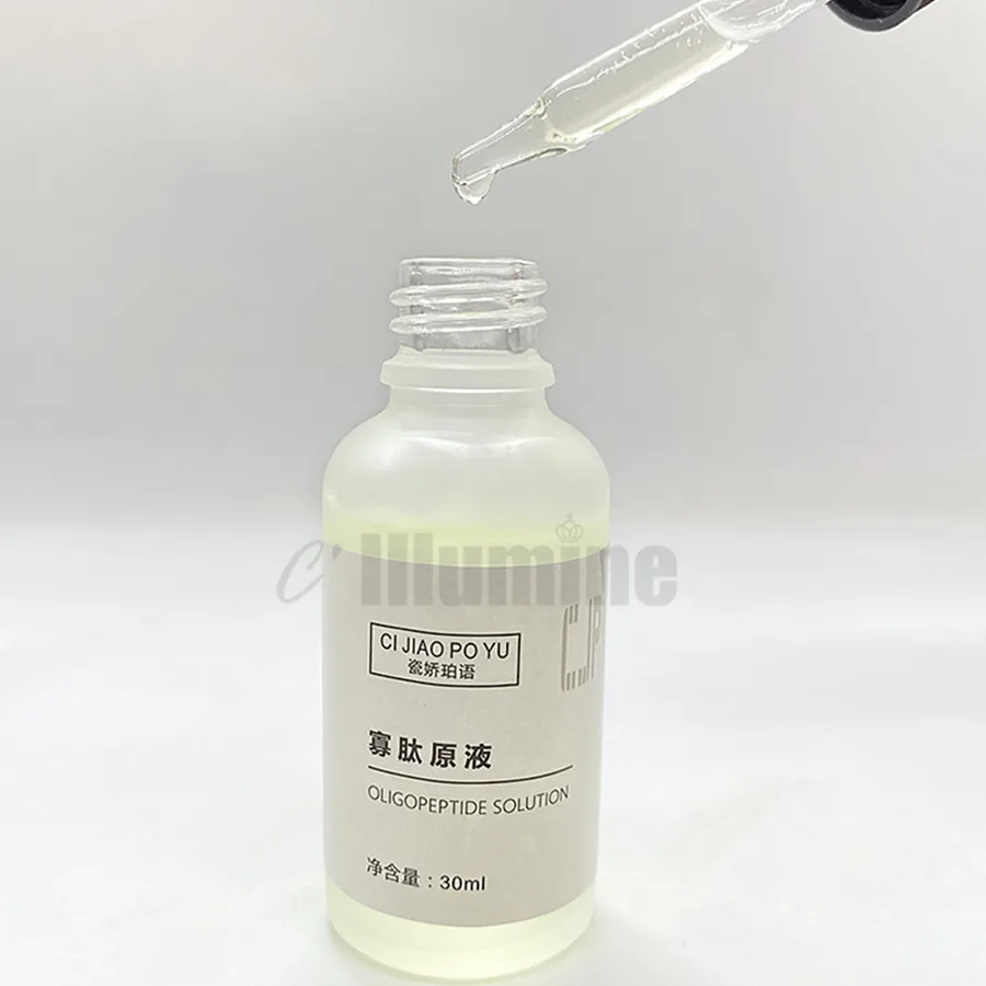 

Oligopeptide Solution 30ml Dilute Pox Print Shrink Pores Facial Essence Moisturizing Repairing Acne Ampoules