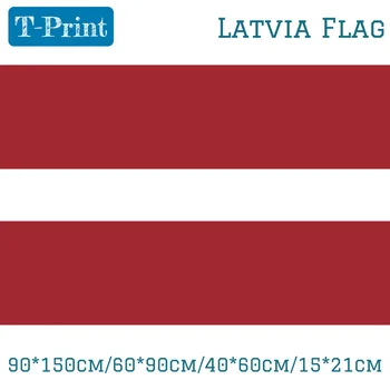 

15PCS Flag 90*150cm/60*90cm/40*60cm/15*21cm Latvia Flag Polyester 3x5ft World Cup National Day Olympic Games