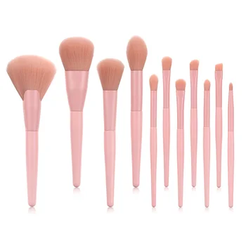 

11pcs Makeup Brush Set Portable Comestics Brushes Makeup Tools Professional Makeup Supplies Accessories for Women Female (Light