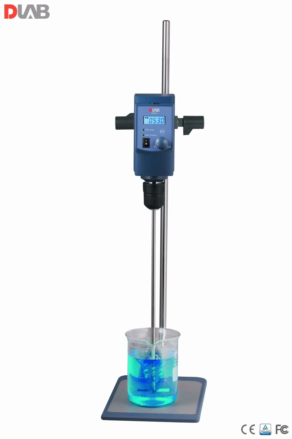 

Overhead Stirrer OS20-Pro LCD Digital Enhanced Magnetic Stirrer Max.stirring Quantity 20L With Plate Stand & Propeller Stirrer