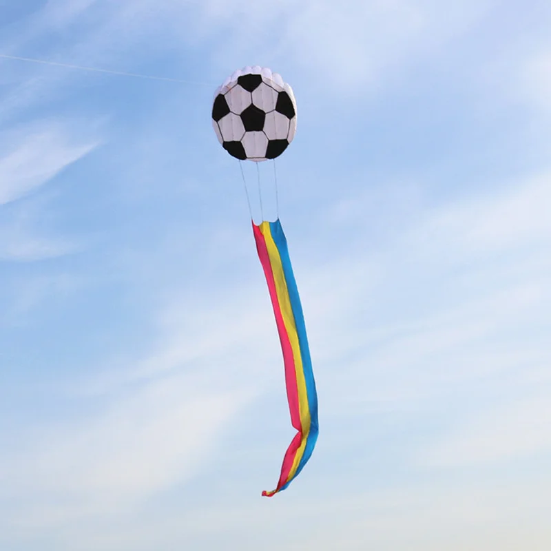 

New Style Color Long Tail Single Line Kite Adult Children Kite Outdoor Leisure Sports Flying Tool Toy Inflatable Football Kite