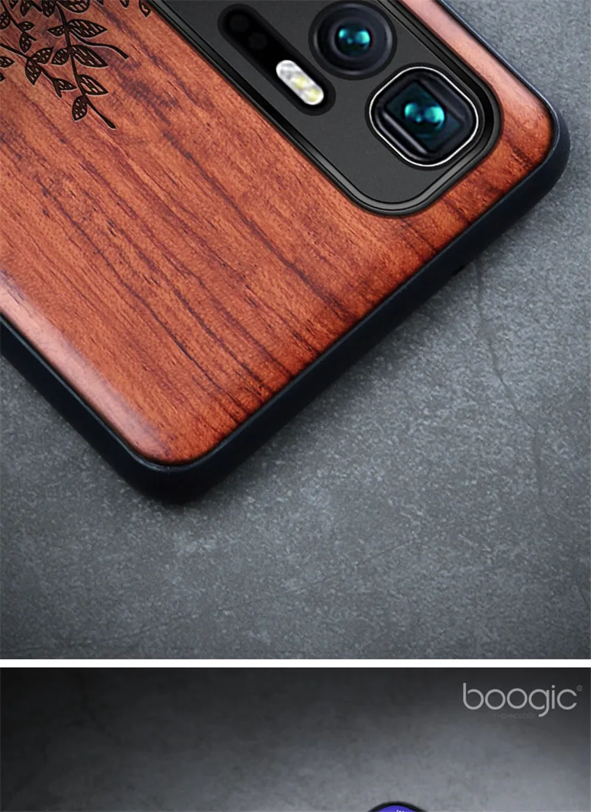 Carved Wood Case For Xiaomi mi 10 Ultra Shockproof Case TPU Bumper Cover For Xiaomi mi 10 Ultra Case Wood Shell Mi 10 Ultra (9)