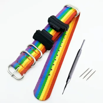 

Set of terminals Replacement for casio G-8900 GA-100\110\120 GD-100\110 series DW-5600 GW-M5610 DW6900 + Nylon strap watchbands