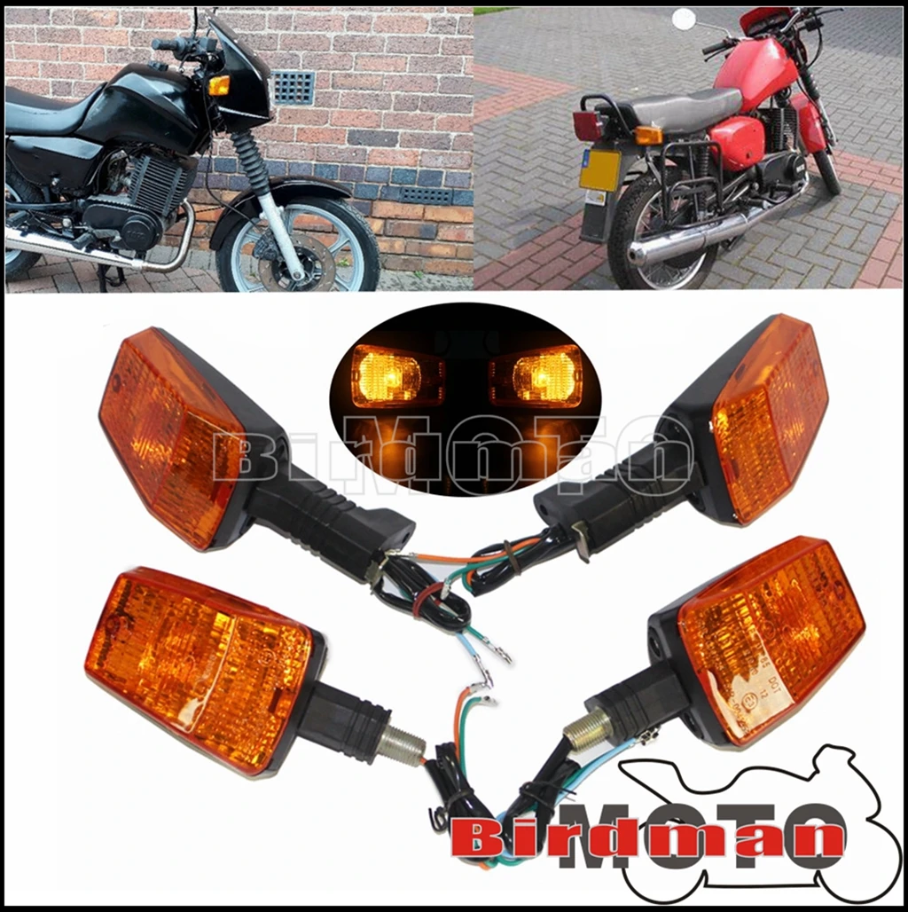 /'/'E3 SAE DOT/'/' Front Turn Signal Light Indicator Lamp For MZ ETZ 251 Motorcycle