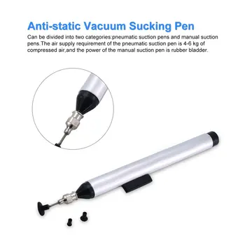 

FFQ939 Vacuum Suction Pen With Vacuum IC Suction Cup Chip Component IC Suction Pen Silicone Suction Pen Hand Tool Sensor Chip