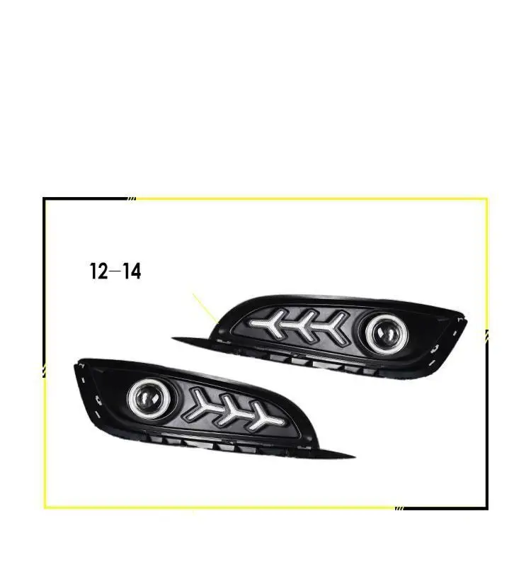 Сборка DRL наружные Автомобильные дневные ходовые Автомобильные светодиодные фары передние противотуманные фары 09 10 11 12 для Buick Regal
