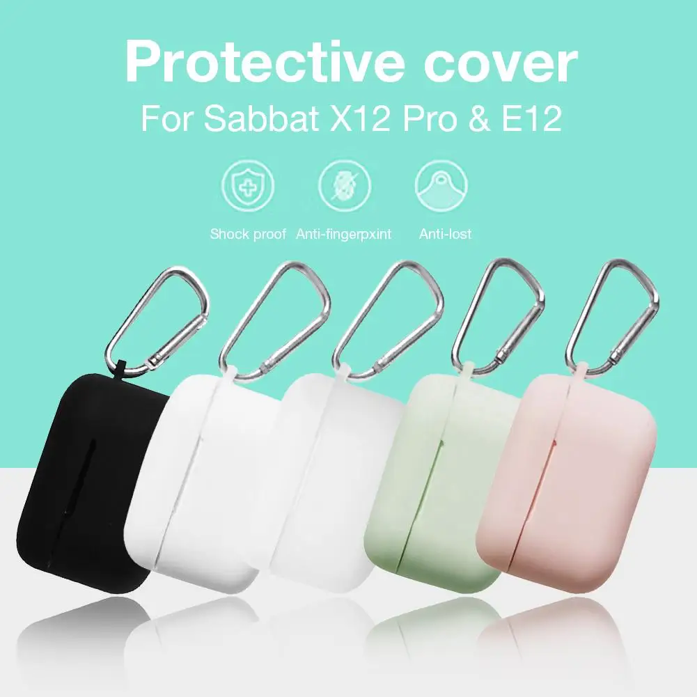 

Protective Case For Sabbat X12 Pro & E12 Bluetooth Wireless Headset TPU Silicone Case Protection Cover For Sabbat E12 & X12Pro