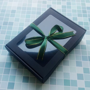 

10pcs Wedding Box For Candy Wedding Candy Box White Kraft Paper Gift Box With Ribbon Decoration Birthday Box Candy Gift Packaing