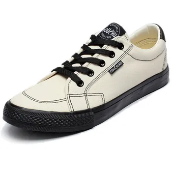 

Men Canvas Shoes 2019 New Spring Shoe Men's Casual Shoes Sneakers Lace Up Breathable Walking Shoes Zapatillas Canvas Shoes T2-14
