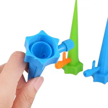

12/6 Pcs/lot Automatic Sprinkler Drip Irrigation Device Flower Plant Sprinkler Watering Spike Tool Potted Watering Apparatus