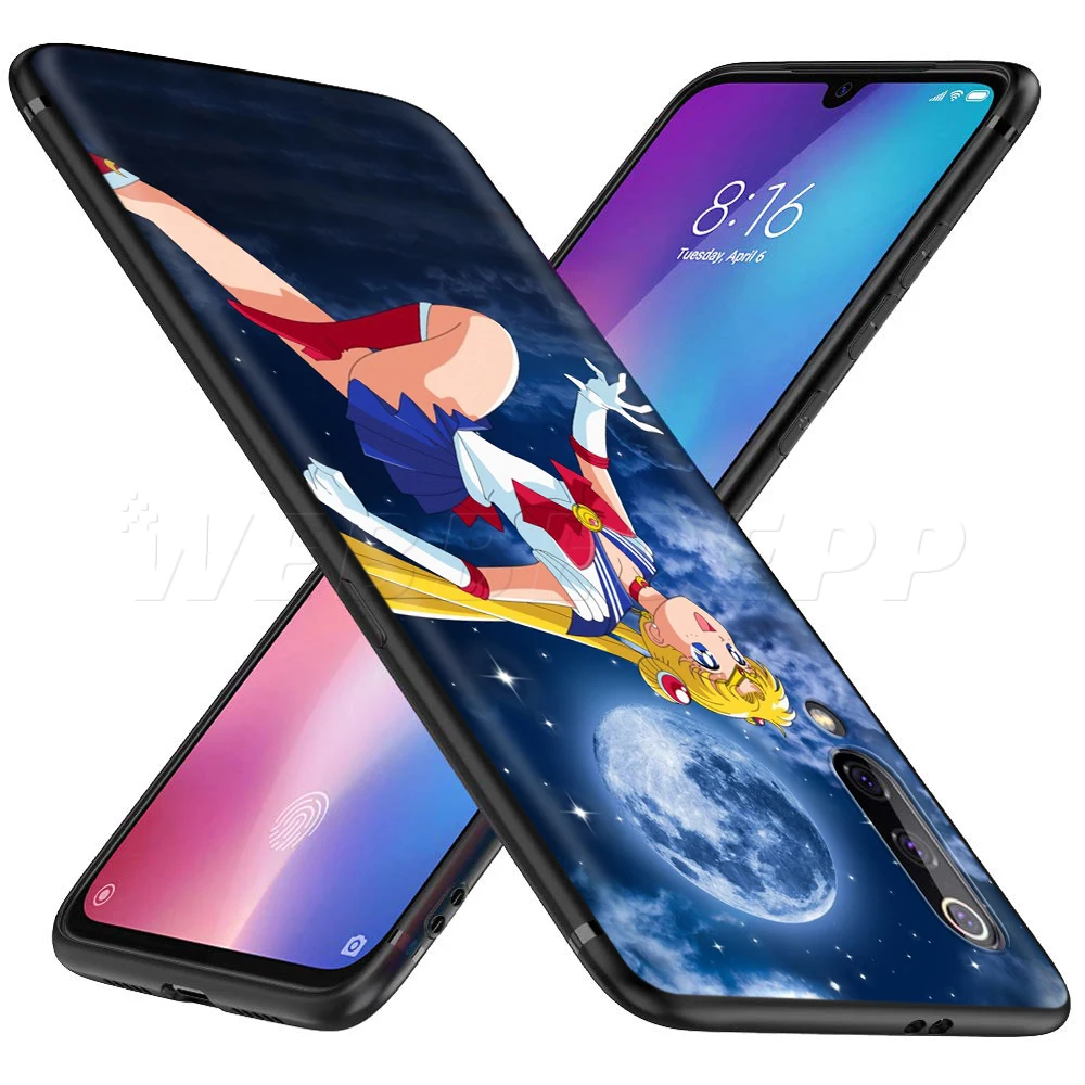 Сейлор Мун милый чехол для Xiaomi Redmi Note 8 MI 3 6 9 A1 A2 A3 8A 6X 9T CC9 Lite SE Pro Max F1 10|Бамперы| |