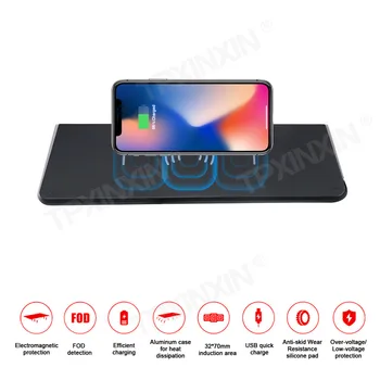 شراءTPXINXIN تشى سيارة شاحن لاسلكي لسيارات BMW X3/X4 2014-2018 ذكي الأشعة تحت الحمراء سريعة لاسلكية حساسة حامل هاتف الشحن