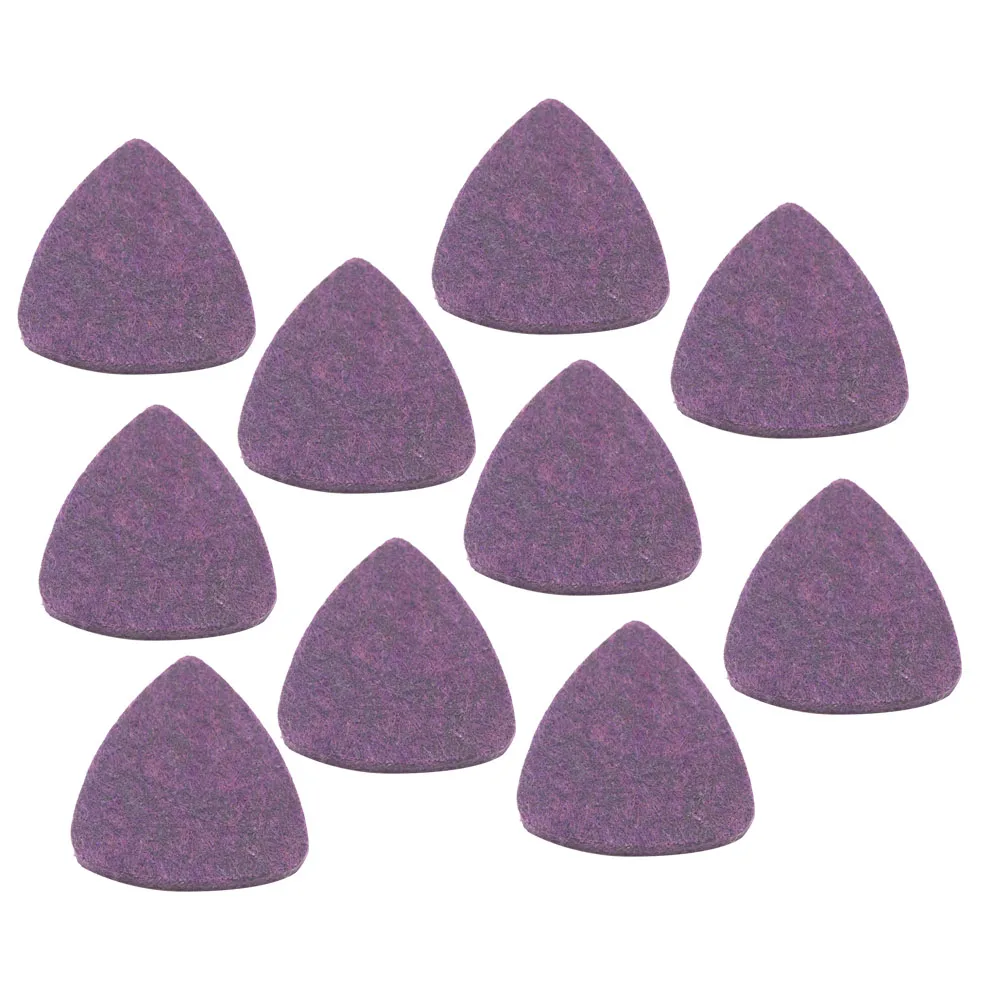 Purple 10 шт. профессиональные Гавайские гитары укулеле тонкие Запчасти для инструментов медиаторы мини аксессуары медиатор мягкий фетр портативный практичный - Цвет: Purple