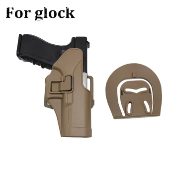 

Tactical Outdoor Tactical Gun Holster for Glock 17 18 19 30 31 Airsoft Combat Belt Pistol Holsters Hunting Accessories