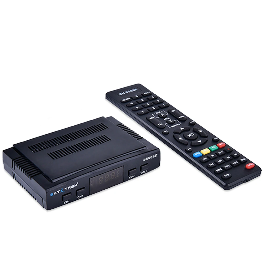 Satxtrem X800s спутниковый ресивер для Цифровое телевидение DVB S2 спутниковый декодер FTA DVB-S2 HD ТВ-тюнер DVBS2 Европа 8 нажатий