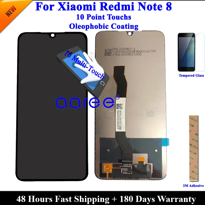 ЖК-дисплей для Xiaomi Redmi Note 8 ЖК-дисплей для Redmi Note 8 ЖК-дисплей ЖК-экран сенсорный дигитайзер сборка