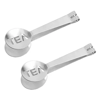 

2 Pcs 1 Bag Tea Bag Holders Decorative Serving Tongs for Bar