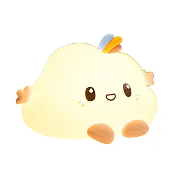 

LED Night Light Cloud Shape Night lamp Soft Cartoon Baby Nursery Bedroom Rechargeable Lamp for Children