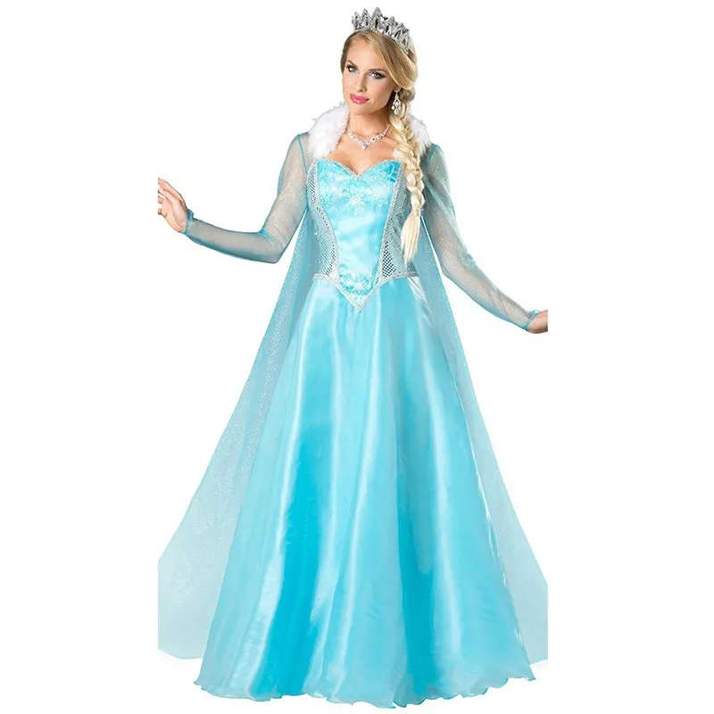 

Princess Queen Girls Cosplay Costume Party Formal Dress Queen Dress Halloween Masquerade Costume Fairy for women