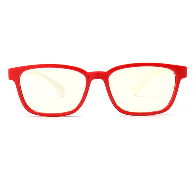 Противосиние детские оптические очки гибкие безопасные очки простые зеркальные световые силиконовые очки оправа