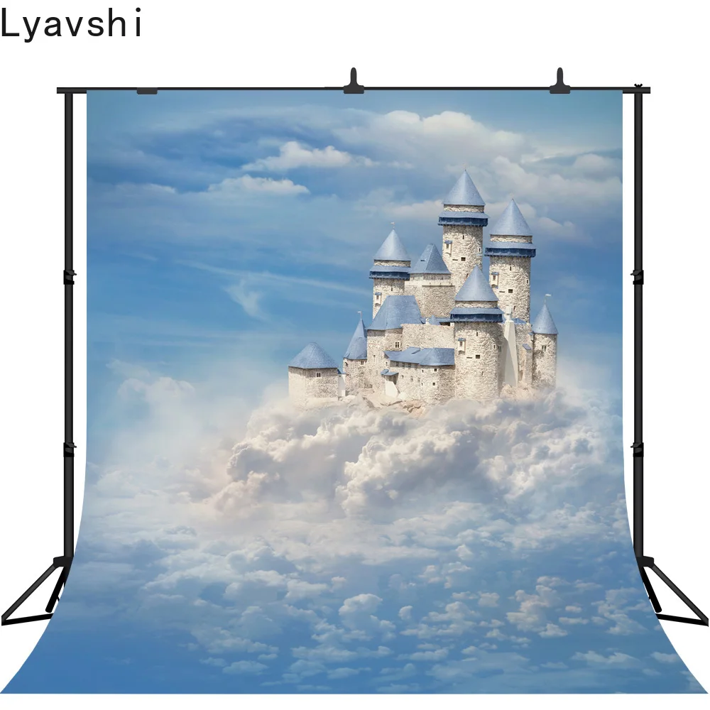 Lyavshi фотографии фоном сон облака небо замок феи сказка стиль фонов для фотосъемки