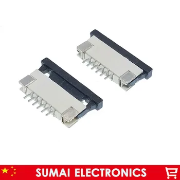 

Sample, 6Pin FPC FFC connector socket,6 pin 0.5mm flex cable socket for LCD screen interface.ROHS,6P