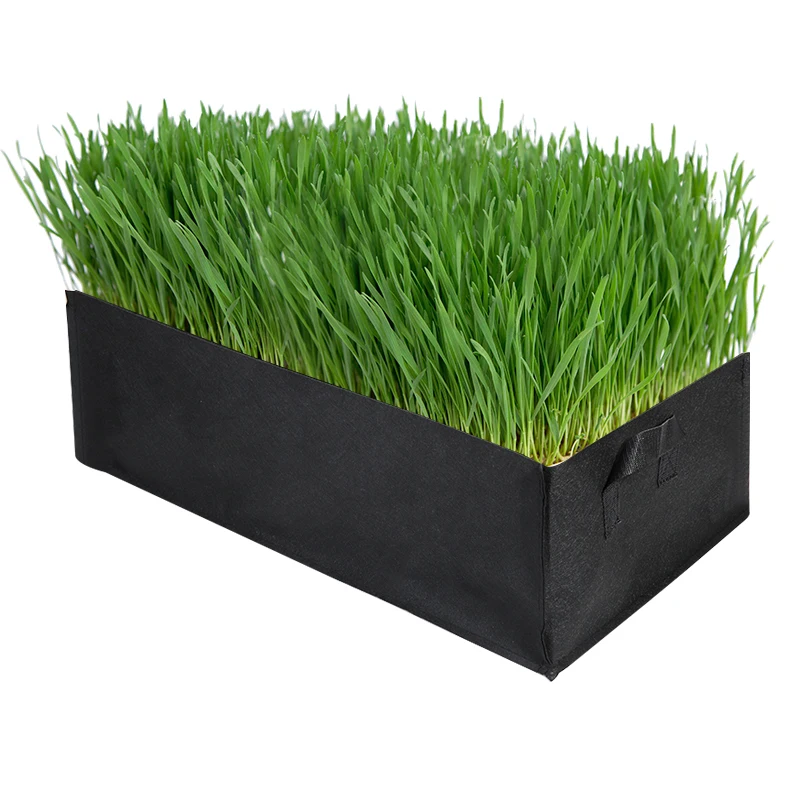 1Set Non-toxin Durable 60 x 30 x 21cm Fabric Reusable Garden Plant Bags For Vegetable Tomato Potato Carrot Grow Bags 5 pcs