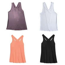 Майка для тренировок для женщин, дышащая майка без рукавов, спортивный жилет, топы, спортивные рубашки