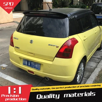 

For Suzuki Swift Spoiler High Quality ABS Material Car Rear Wing Primer Color Rear Spoiler For Suzuki Swift Spoiler 2008-2015