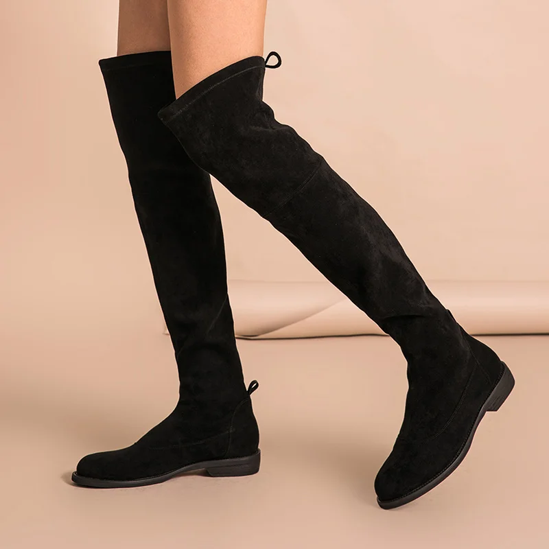 Beautoday Lange Laarzen Vrouwen Merk Nieuwe Stretch Stof Lace Up Over De  Knie Herfst Winter Mode Dame Schoenen Handgemaakte 01016|Over de knie  laarzen| - AliExpress
