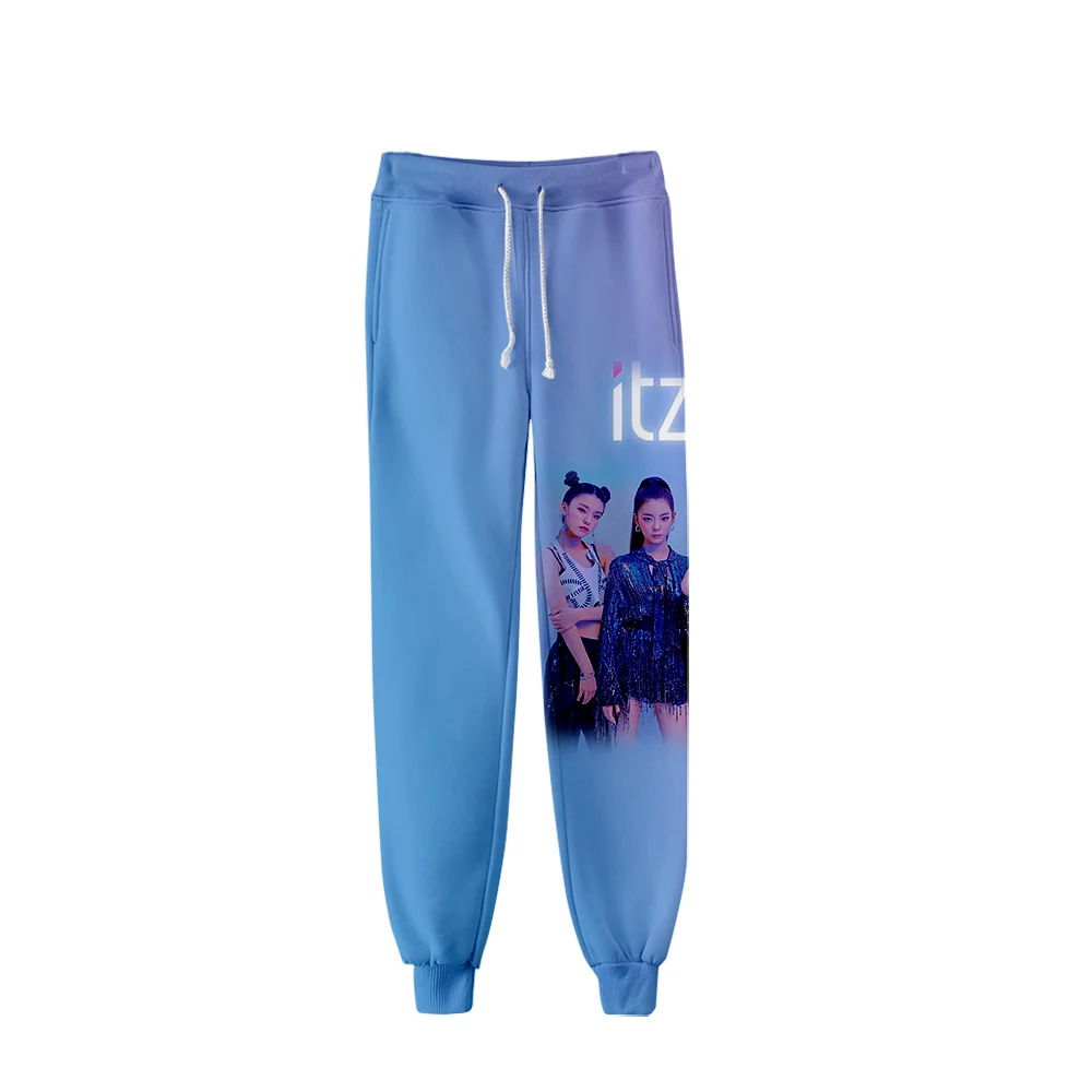ITZY 3D напечатаны Jogger Брюки женские/Мужская модная уличная одежда длинные брюки Новое поступление, горячая Распродажа повседневные спортивные брюки