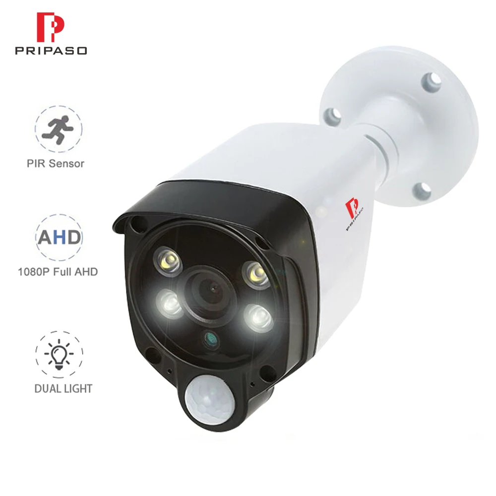 

1080P AHD Bullet Camera PIR Motion Detector Security CCTV Camera Outdoor Waterproof surveillance Camera 20M IR Distance