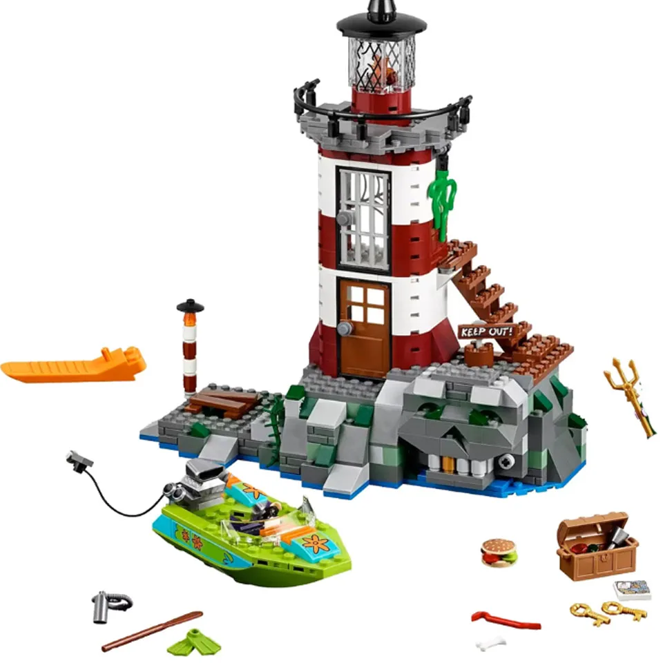 

Fit 75903 Scooby Doo Haunted Lighthouse Set Animal Dog Mini Figure Bela 10431 Building Blocks legoinglys Toys For Children Gifts